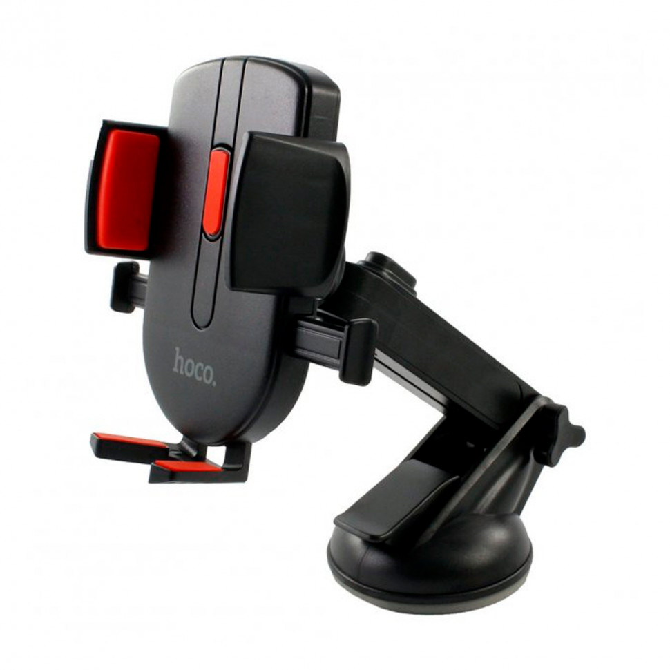 Держатель авто Hoco cad01 easy-Lock car Mount Phone in-car Holder черно-красный