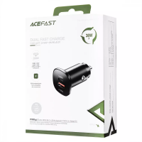 Автомобильное ЗУ Acefast B1 Mini 38W (Type-C + USB) Автомобильное ЗУ Acefast B1 Mini 38W (Type-C + USB)