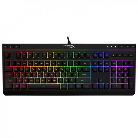 КЛАВИАТУРА ИГРОВАЯ ПРОВОДНАЯ HYPERX ALLOY CORE RGB (МЕМБРАНА HX-KB5ME2-RU)