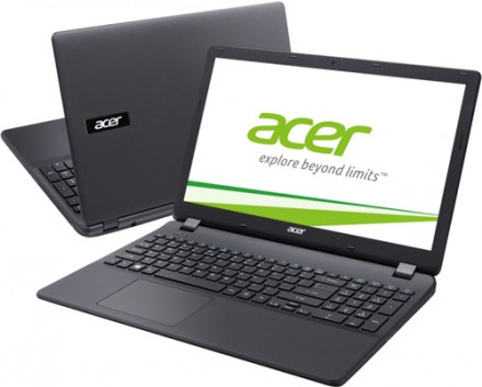 Ноутбук Acer Extensa EX2519 QuadCore N3160 1.6-2.24GHz,2GB,1TB,DVDRW,15.6"HD LED,WF,WC,Linux,RUS,BLACK