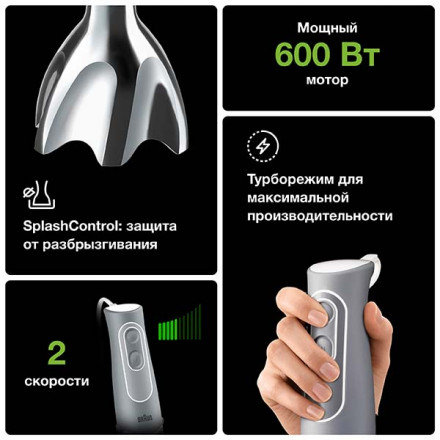 Погружной блендер Braun MQ 535
