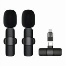 Двойной Петличный Микрофон K9 PLUS (Type-C, Lightning) (Петличка)