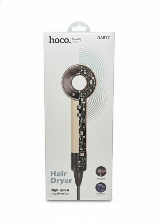 Фен для волос HOCO DAR77 складной, 2 режима, дорожный фен для дома и путешествий