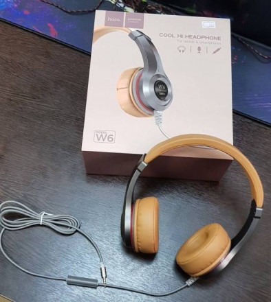 Накладные Наушники Hoco W6 (3.5mm)