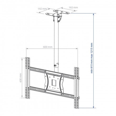 Потолочный кронштейн для LED/LCD телевизоров KROMAX COBRA-4