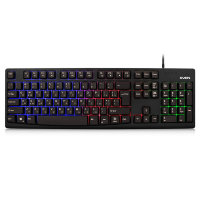 Клавиатура SVEN KB-C7100EL, с подсветкой, черная  Клавиатура SVEN KB-C7100EL, с подсветкой, черная