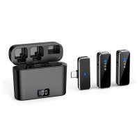 Беспроводной петличный микрофон N3 Type-C (Двойной) Беспроводной петличный микрофон N3 Type-C (Двойной)