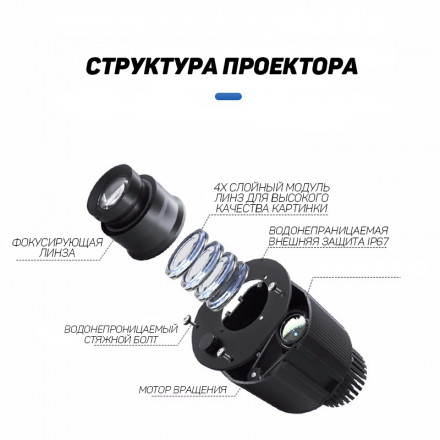 Наружний гобо-проектор Yufan YF-TM60