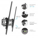 Настенный кронштейн для LED/LCD телевизоров KROMAX FLAT-2 Настенный кронштейн для LED/LCD телевизоров KROMAX FLAT-2