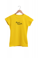 Женская Футболка Khan Tengri "Жашоо Керемет"