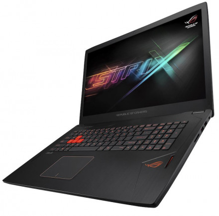 Ноутбук ASUS ROG GL502VM 15.6"FHD i7-7700HQ 2.8-3.8GHz,16GB,1TB+256GB,GTX1060 6GB,GLAN,USB3.0,DOS,RUS