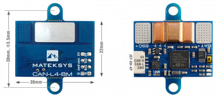 Ваттметр цифровой MATEKSYS CAN-L4-BM