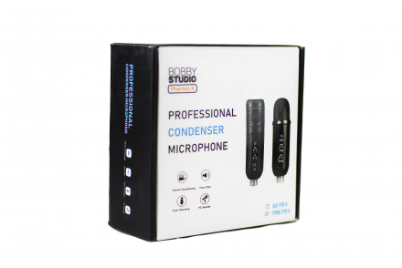 Конденсаторный USB микрофон BobbyStudio Phantom X