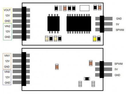 Переключатель видео сигнала (3-х канальный) (Foxeer)