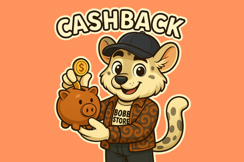 Cashback с каждого заказа!